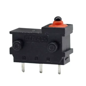 0.1A 3A 250V 48V SPDT Waterproof Snap Action Micro Switch Plastic Blade Water Resistant Micro Switch
