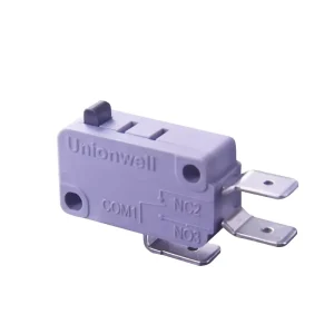 0.25 6.3mm Quick Connect SPDT 26A Push Button Micro Switch 5A/10A/16A/22A Basic Model G5T26-C1Z200U Unionwell