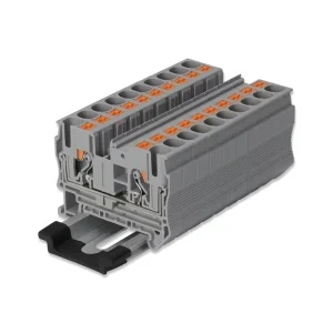 0.5mm2 RPT6 Plug-In Direct In-Line Feed 2-Pole 20-8 AWG Terminal Block DIN Rail Automotive Application Copper Max 41A