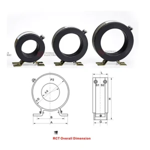 0.66kV Current Transformer RCT 0.66 150 5A 0.5 Class Indoor Low Voltage Switchgear Application