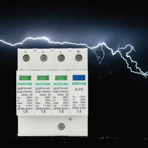 1 2 3 4P AC SPD Surge Protective Device Lightning Arrester Surge Protectors with TUV CB Certificate