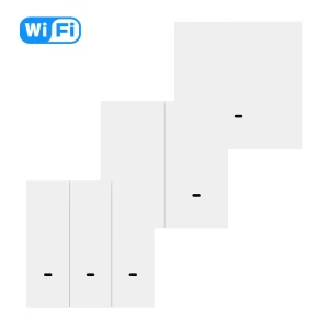 1 2 3Gang Tuya Smart Light Touch Switch No Neutral Wire Wifi Remote Control Wireless Random Scene Switch