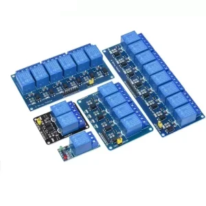 1 2 4 6 8 Channel Relay Module 5V 12V 24V PLC Control Board Optocoupler Isolator High Low Level Trigger