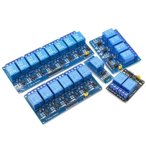 1/2/4/6/8 Channels 5V/12V/24V with Optocoupler Relay Control Board with Indicator Light Relay Output