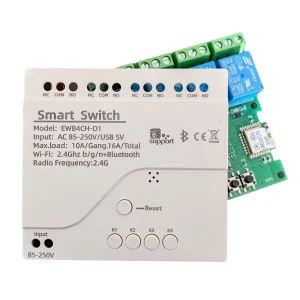 1/2/4 Channel Smart WiFi Wireless Dry Contact Relay Switch Module APP Remote Control 2.4G RF Receiver 12V 220V