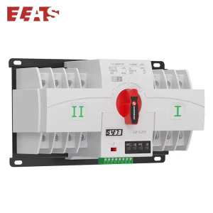 1/3 Phase Double Power Automatic Manual Transfer Switch 2P 4P 63A Dual Power Automatic Changeover Transfer Switch