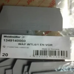 1 Bag 20pcs Terminal Block End Plate WAP WTL6 1 EN VGR 1349140000 PLC Programming Controll