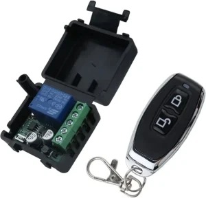 1 CH Wireless RF Remote Control Switch Transmitter with LED DC12V 10A Relay and Receiver Module 433MHz Learning Code