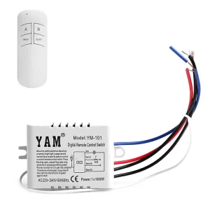 1 Channel 220V Wireless Digital Remote Control Light Switch