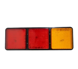 100% Waterproof ADR 10-30V Rectangle Truck Trailer Boat Tail Lamps LED Stop Tail Reverse Lighting