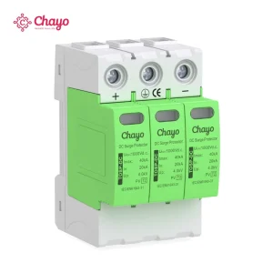 1000V 20 40kA DC 3Way Surge Protective Device for Solar PV DIN Rail SPD Photovoltaic Surge Protector for Combiner Box
