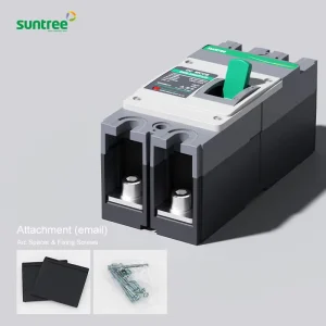 1000V 250A Moulded Case Circuit Breaker 2-Pole for Electrical PV MCCB