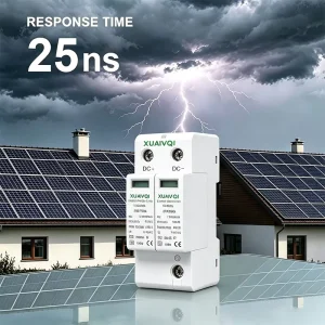 1000V DC SPD Surge Protective Device 2P 20kA-40KA T2 Type Solar PV Photovoltaic Lightning Arrester DC SPD Surge Protector