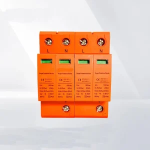 1000VDC 3P+N T2 Type PV Surge Protective Device SPD 20 40kA 35mm DIN Rail Mount for Solar System
