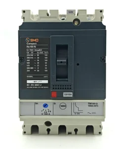 100A 160A 3P SNS 160 Molded Case Circuit Breaker Switch Automatic Reset Thermal Magnetic Trip Unit Copper 50 60Hz AC690V 36KA