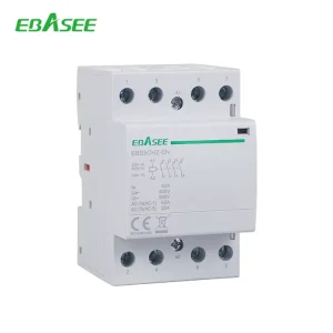 100A 63A 40A 25A Household Manual AC DC Modular Contactor 240V 24V Series for Home Use