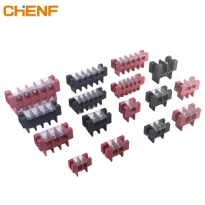 100A Pure Copper Terminal Block High Current Wall Penetrating Fence for New Energy Lithium Battery Red Black High Energy