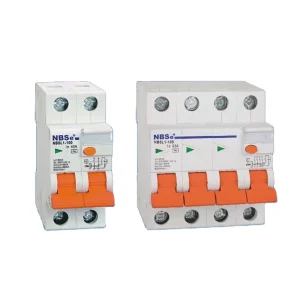 100A RCCB 6KA NBSL1 100 Automatic Electric Leakage Circuit Breaker RCCB