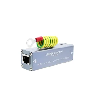 100M RJ45 Network Surge Protector Lightning Protection Device for Ethernet Cameras IP Surveillance Systems