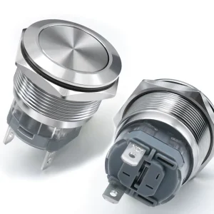 10A High Current Metal Push Button Switch 16 19 22 25 30 40mm Momentary Latching NO NC Waterproof