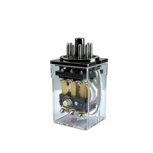 10A Industrial Relay 240VAC 1C 2C 3C 8Pin 11Pin Plug in Terminal for Power System and Control Cabinet Industrial Automation