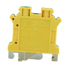 10N Ground Terminal Block PA Nylon & Brass Screw Feed-through for Electrical Substations