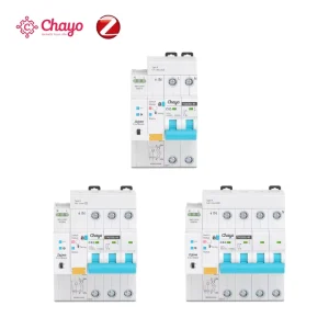10kA Zigbee Tuya RCBO Type A AC Circuit Breaker with Leakage Protection 30mA 1 to 63A Adjustable 30mA 230V 400V