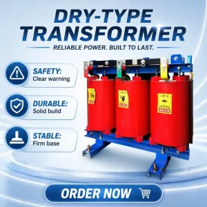 10kV 380V 480V 3 Phase Dry Type Transformer Aluminum Coil High Efficiency Low Loss Epoxy Resin Cast PV Wind Data Center Grid