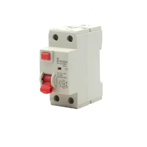 10ma Residual Current Circuit Breaker 2 Pole Earth Leakage Circuit Breaker RCBO ELCB RCCB