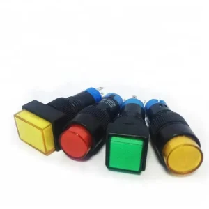 10mm Momentary Push Button Illuminated Push Button Switch No Nc