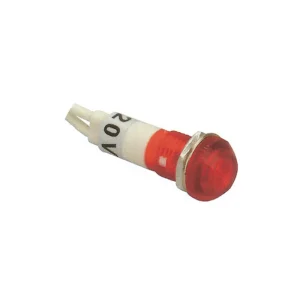 10mm Raised Round Blue Red Green Yellow White Plastic Panel Mounted Led Indicator Lights