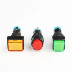 10mm Yellow LED Plastic Indicator Light 24V