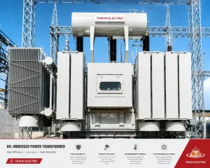 110kV Oil Immersed Power Transformer High Voltage Electrical Transformer for Substation