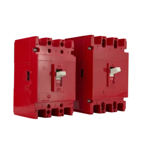 1140V125M 1200V 18-20kA 3P High Voltage Red MCCB Thermal Magnetic Breaker for Mining ELCB GCB Power Distribution