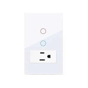 118-Type American Standard WIFI Graffiti Smart Touch Switch Panel Remote Mobile Phone Home Zero Fire Version Brazilian Socket
