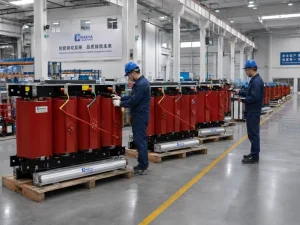 11kV 500KVA 2500KVA Resin Casting Dry Type Transformer SCBH15 Model Brand 50/60Hz Three Phase 10kV Copper Winding