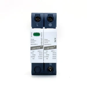 12.5kA AC SPD Type 1+2 Single Phase Surge Protector Device for Lightning Protection