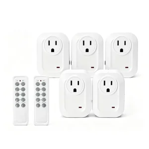 120V 10A 1200W Wireless Remote Control Outlet for Christmas Lights
