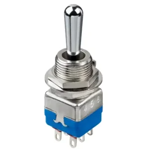 12148A Toggle Switch Panel Mount DPST Solder Lug Terminal 30V dc