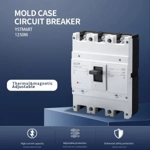 1250A MCCB Molded Case Circuit Breaker YSTM6RT-1250M for Heavy-Duty Industrial Circuits