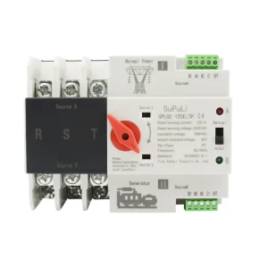 125A 3 Phase Dual Power Transfer Switch AC Automatic Transfer Switch Automatic Transfer Switching (ATS)