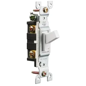 125V 15A Wall Light Toggle Switch Plug Socket American Electrical OEM Copper Conductor Plastic CUL ETL for