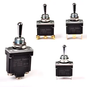 12MM ON/OFF/ON IP67 Waterproof Metal Toggle Switch 3 Pin 3 Way 15A 250V Toggle Switch