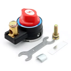 12V 24V 2-Pole PC Automatic Battery Cut Switch for Car/Truck/Boat Circuit Breaker Quick Disconnect Anti-Theft