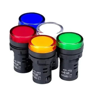 12V 24V 36V 48V 110V 380V 220V 20mA AC DC Multiple Colors Pilot Lamp LED Indicator Light