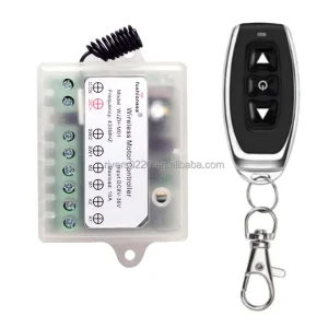 12V 24V 36V Wireless RF DC Motor Controller Forward Reverse Rotation Remote Control Switch with Limit Function