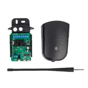 12V 24V 433Mhz Wireless Remote Control Switch with 2 Channels 2pcs Two Keys Automatic Function Fixed Rolling Code