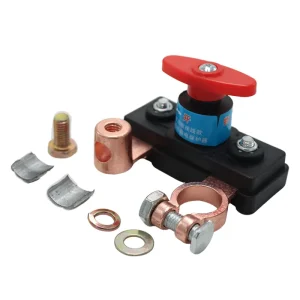 12V 24V Battery Disconnect Switch Copper Marine Battery Isolator Main Power Cut Off Battery Kill Switch for Car Truck RV Boat