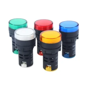12V 24V LED Indicator Lights AD16 LED Indicator Lamp 220V AD16-22D/S LED Signal Indicator Light Lamp