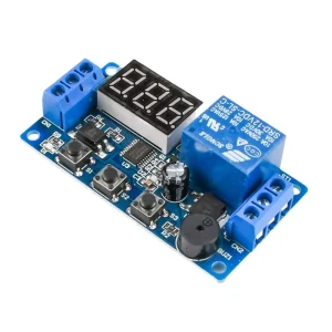 12V 24V Single Channel Delay On Delay Off Relay Module Periodic Cyclic Timing Circuit Switch Digital Display Buzzer